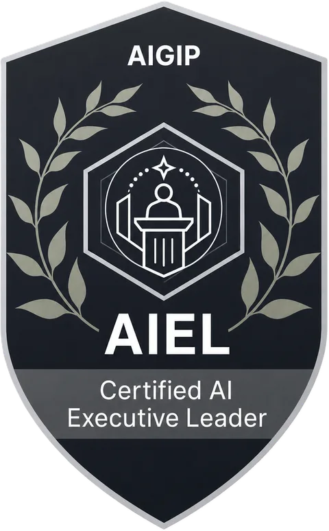 AIEL — Certified AI Executive Leader badge